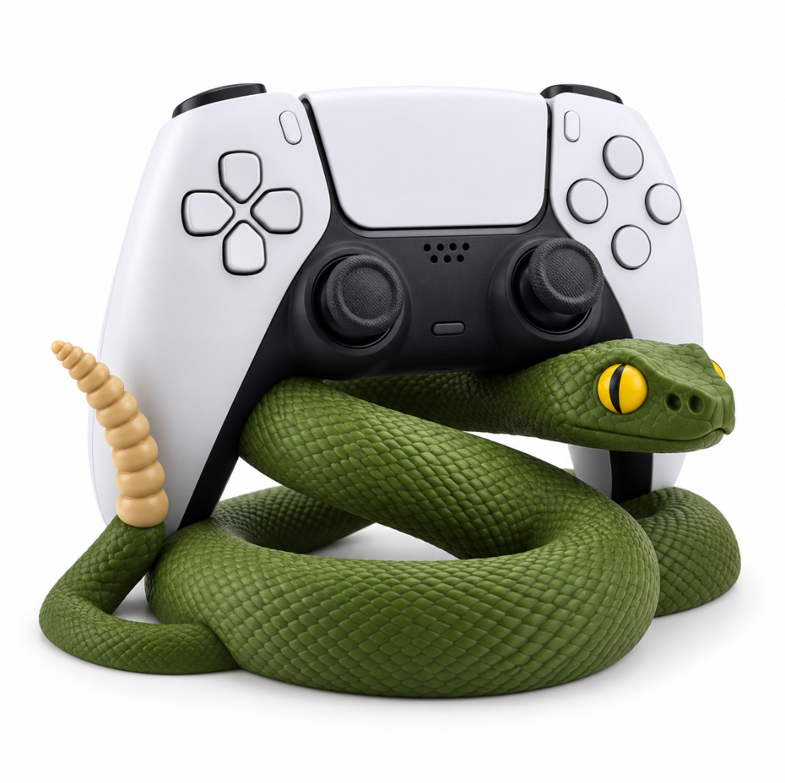 Schlangen Controller-Halter – Gaming Deko mit außergewöhnlichem Design