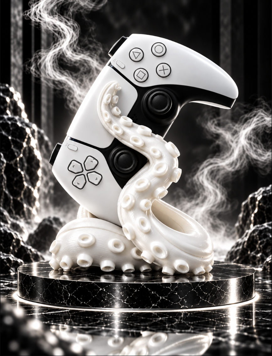 Gaming Controller Halter Tentakel – Controller Ständer fürs Gaming Setup