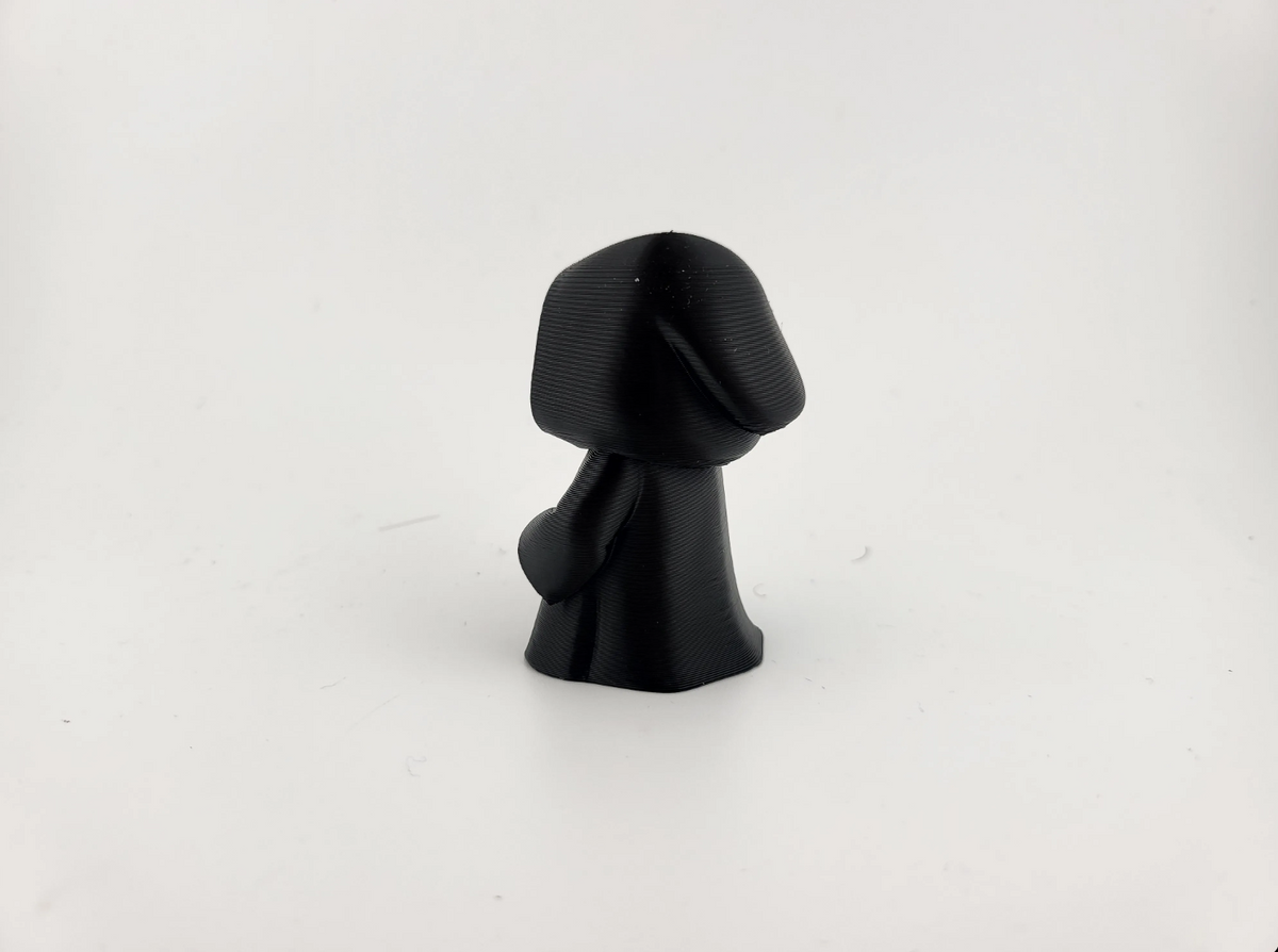 Totenkopf-Figur mit Schädel – Halloween-Deko
