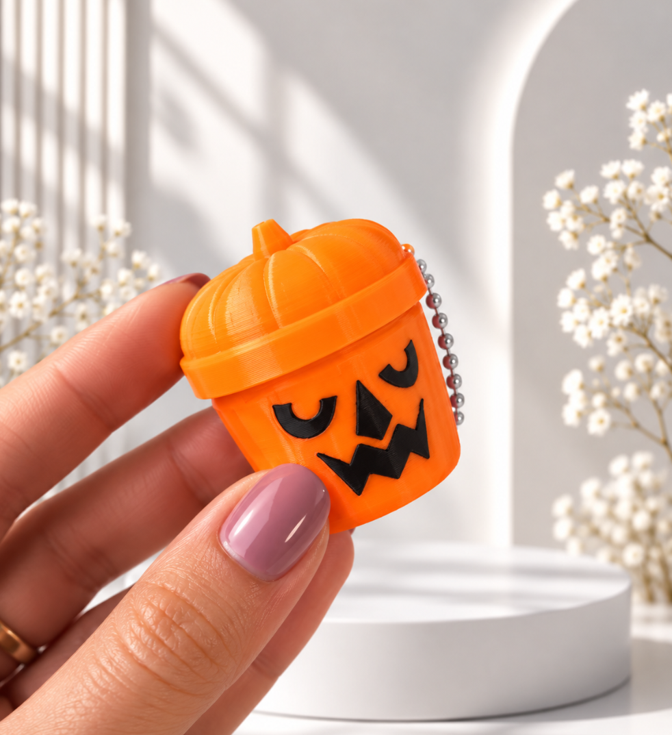 Halloween-Clicker-Schlüsselanhänger – Geist, Kürbis & Monster