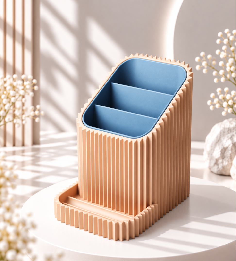 Schreibtisch-Organizer mit Handyhalterung – Stiftehalter & Tisch-Organizer