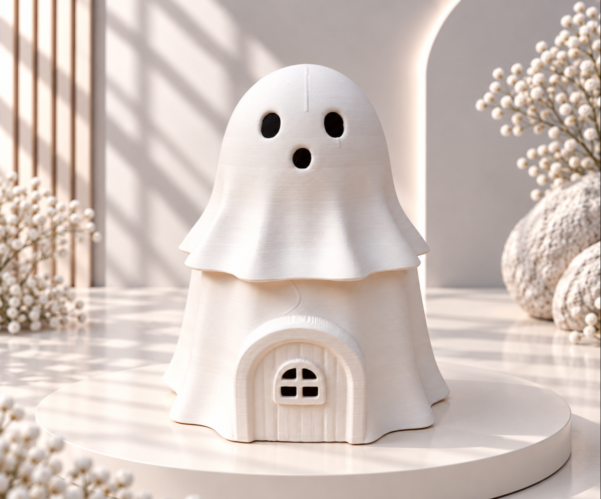 Geister-Versteck mit 5 beweglichen Geistern – Halloween Deko