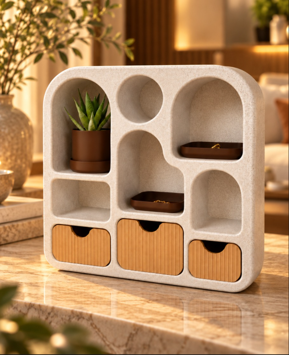 BALI Schmuck Organizer mit Schubladen – Schmuckregal & Aufbewahrung