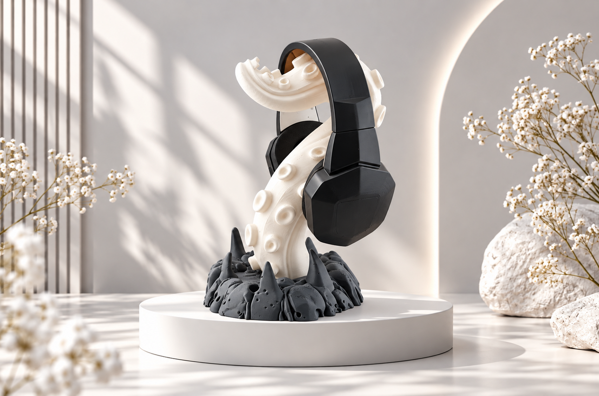 Gaming Kopfhörerhalter im Tentakel-Design – Headset Ständer