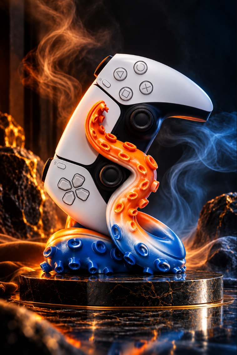 Gaming Controller Halter Tentakel – Controller Ständer fürs Gaming Setup