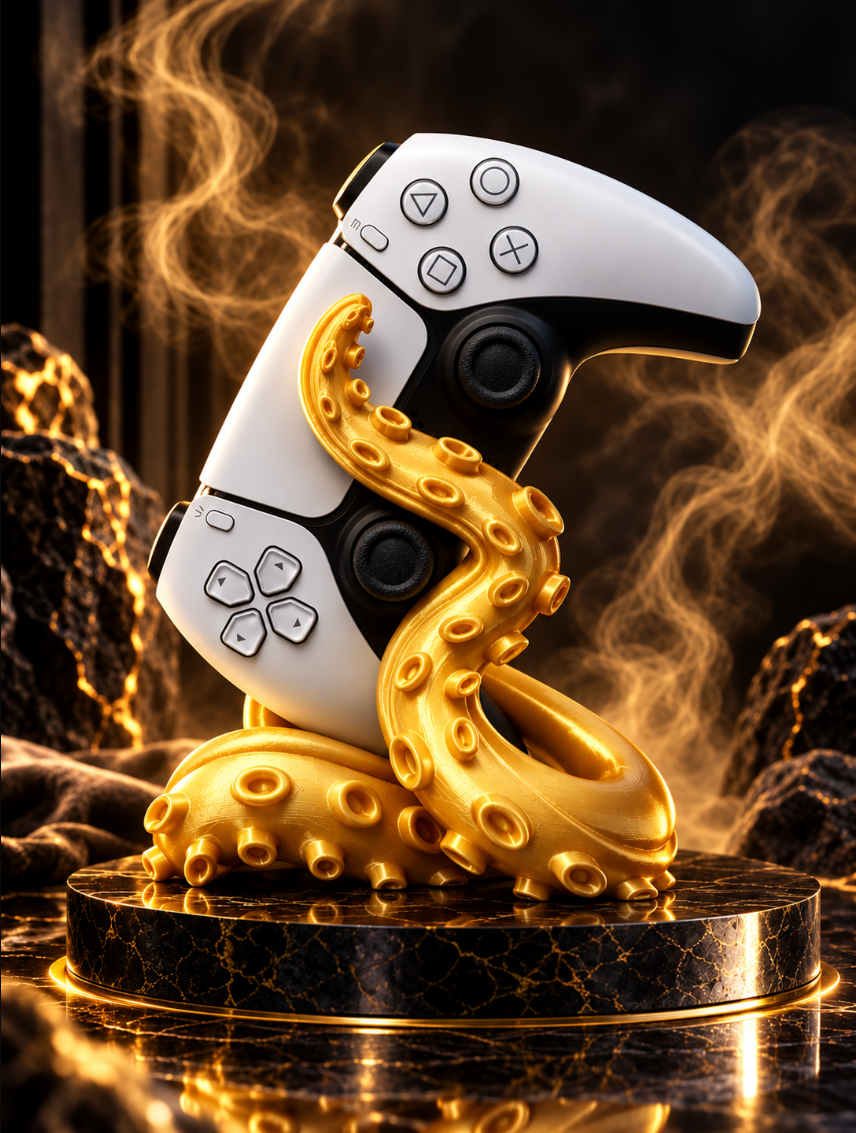 Gaming Controller Halter Tentakel – Controller Ständer fürs Gaming Setup