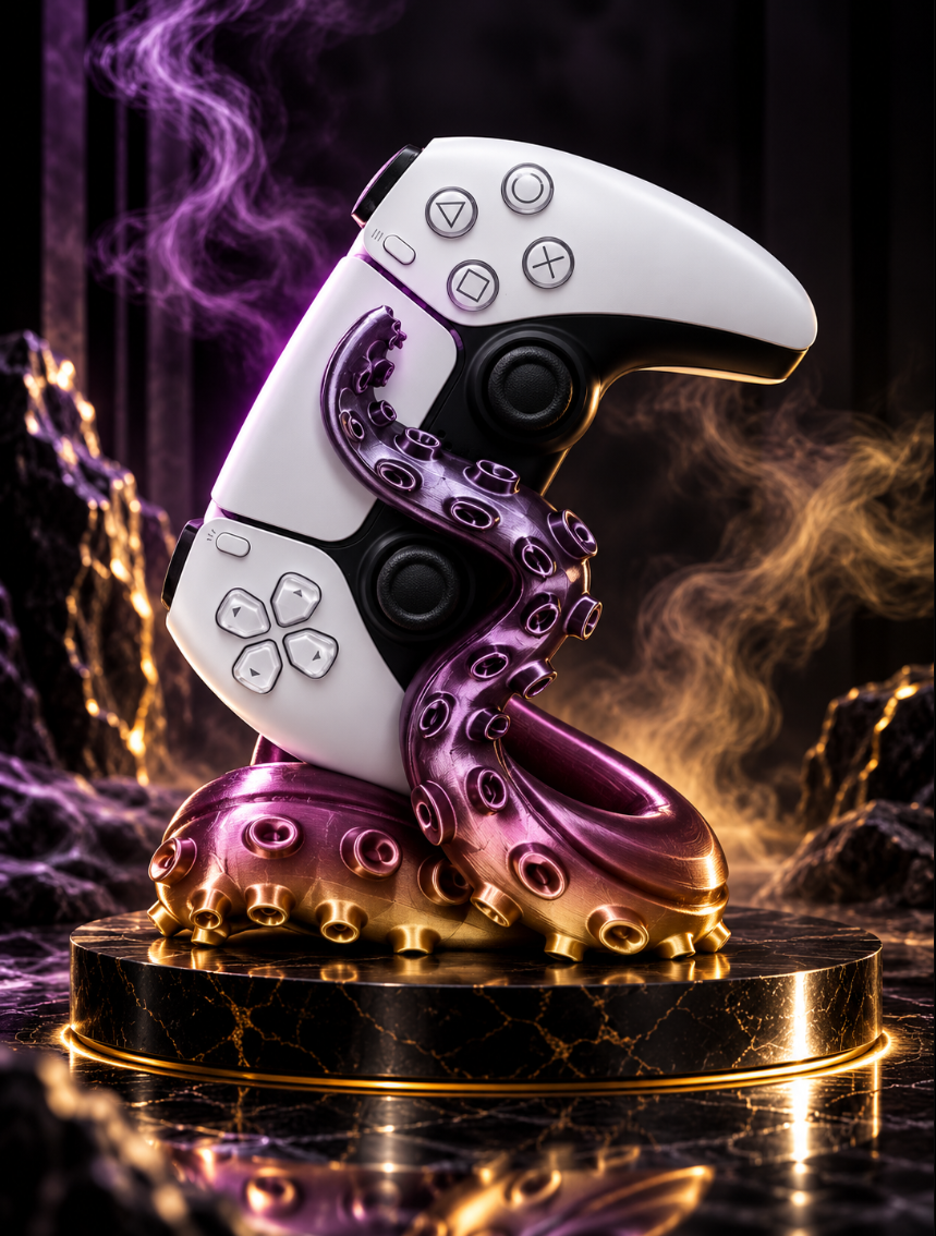 Gaming Controller Halter Tentakel – Controller Ständer fürs Gaming Setup