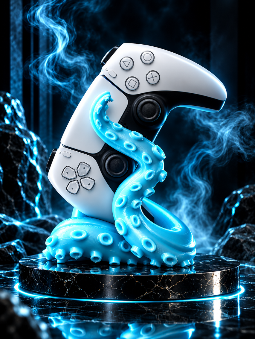 Gaming Controller Halter Tentakel – Controller Ständer fürs Gaming Setup