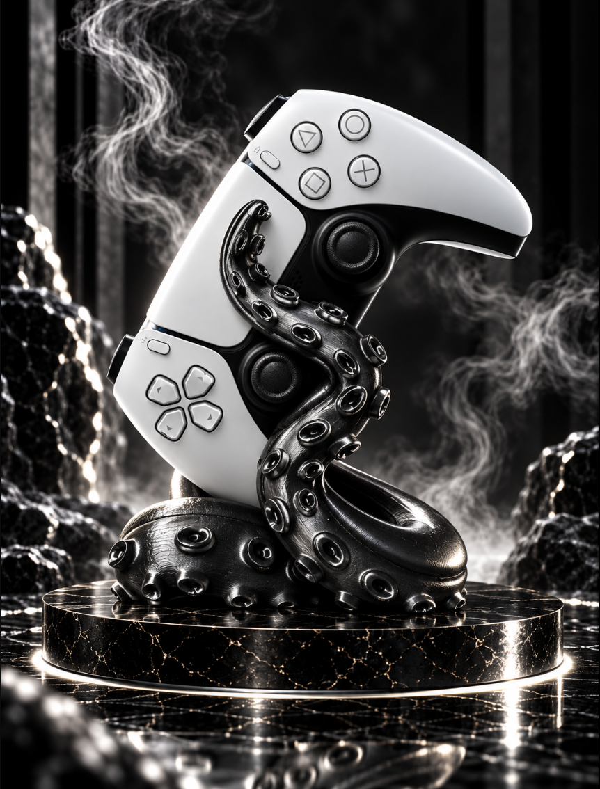 Gaming Controller Halter Tentakel – Controller Ständer fürs Gaming Setup
