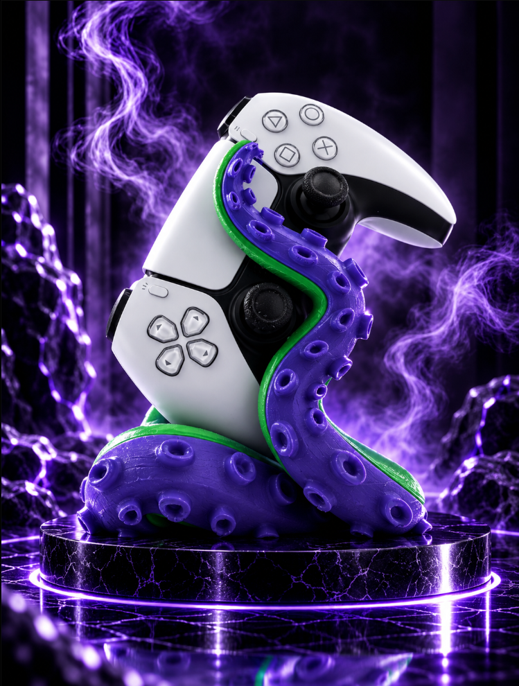Gaming Controller Halter Tentakel – Controller Ständer fürs Gaming Setup