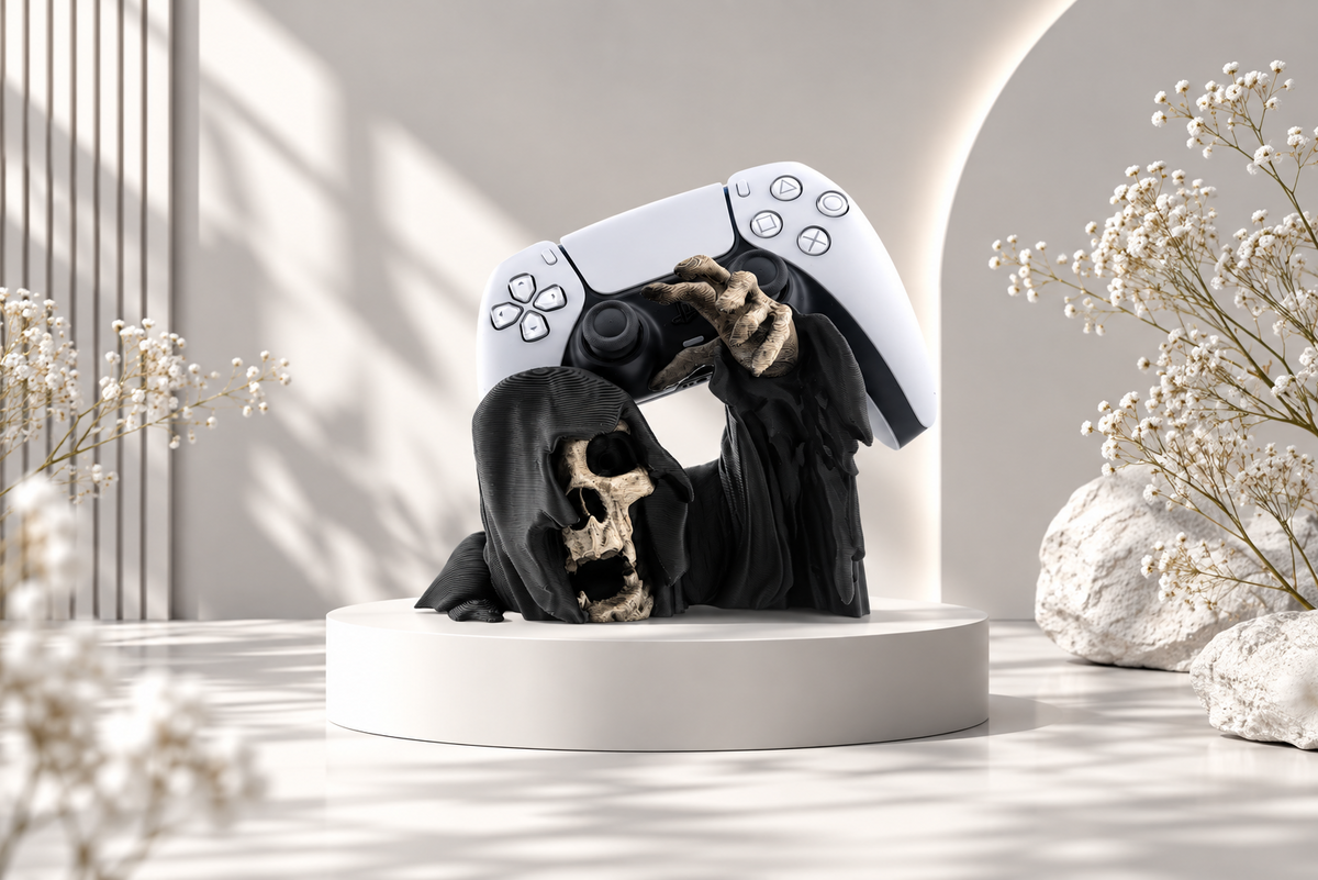 Gaming Controller Halter Totenkopf – Gothic Controller Ständer
