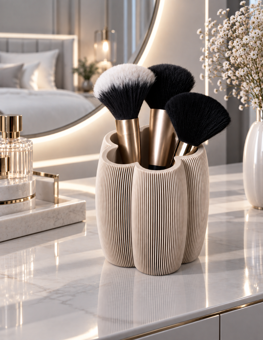 Make-up Pinselhalter – Eleganter Beauty Organizer im modernen Design