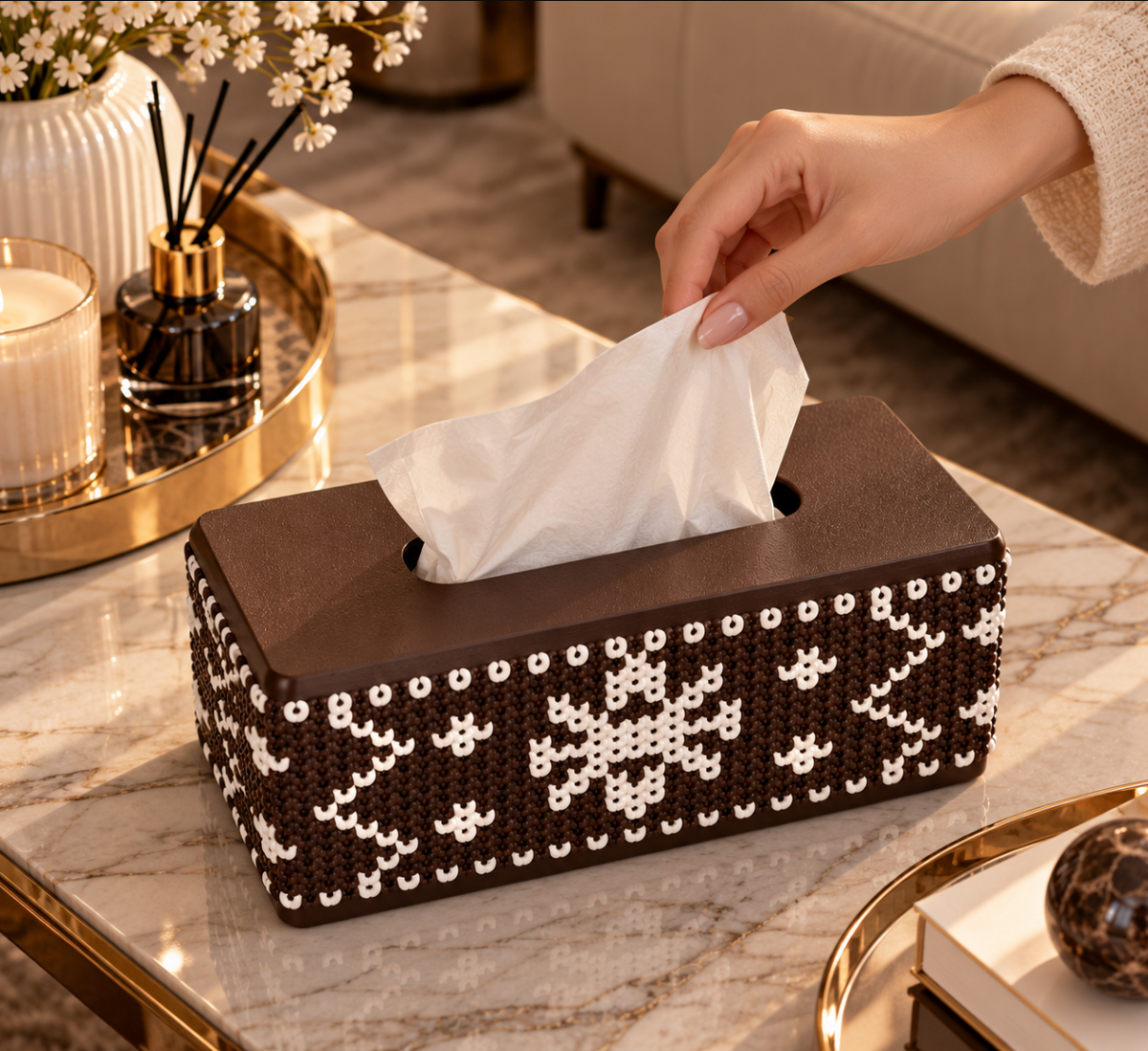 Dekorative Taschentuchbox – Moderne Deko für Zuhause & Büro