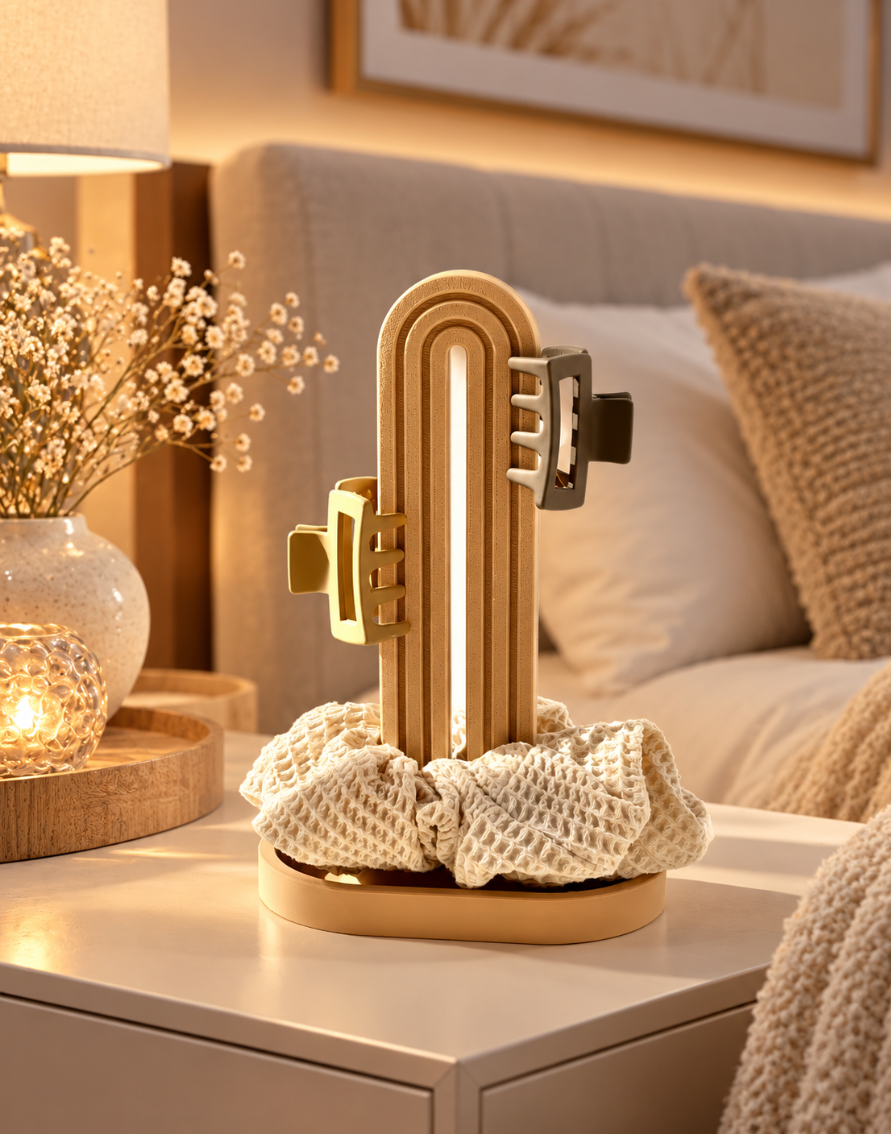 Haargummi Organizer – Moderne Deko für Schminktisch & Schlafzimmer