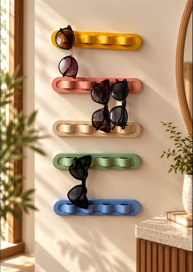 Wand-Brillenhalter – Moderner Organizer für Sonnenbrillen