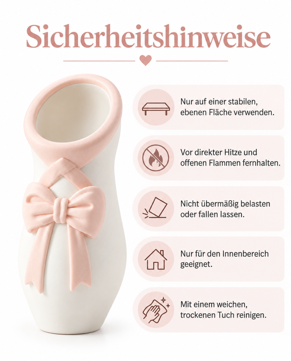 Eleganter Stifte- & Pinselhalter mit Schleifen-Design