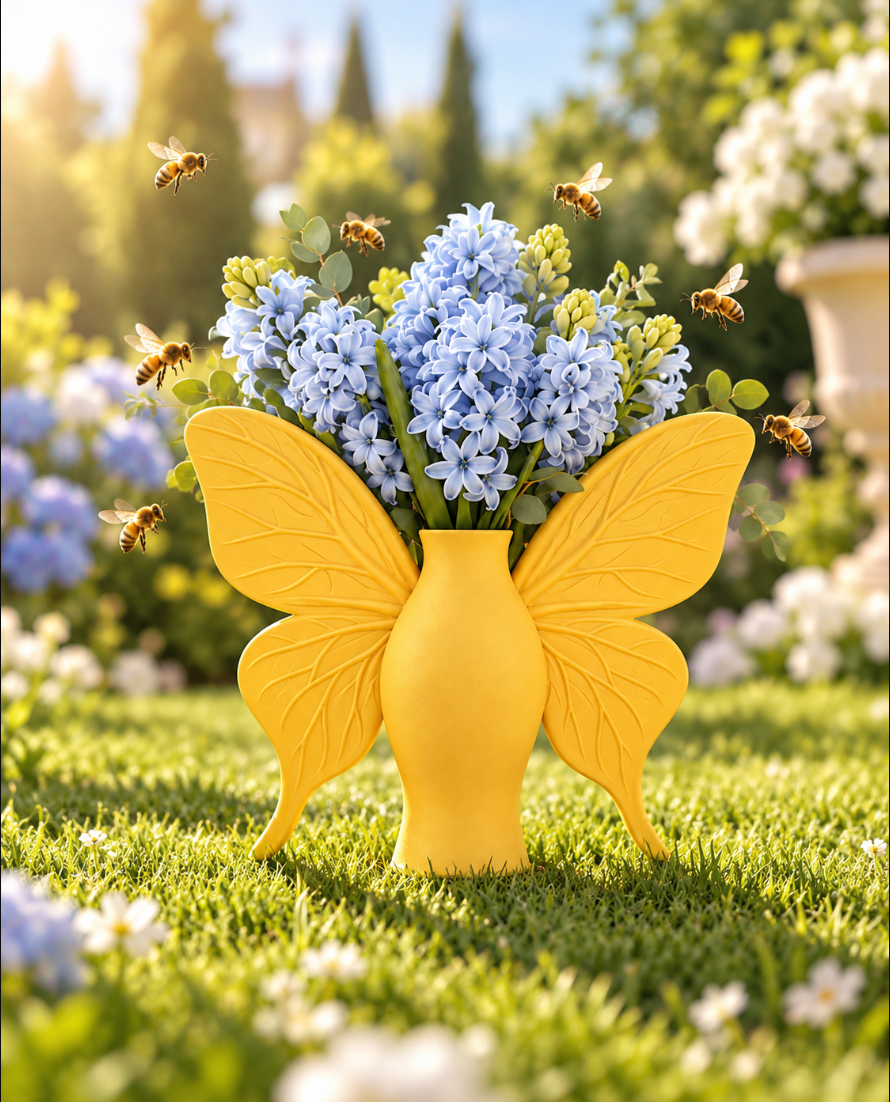 Schmetterling Vase – Moderne Dekovase mit eleganten Schmetterlingsflügeln