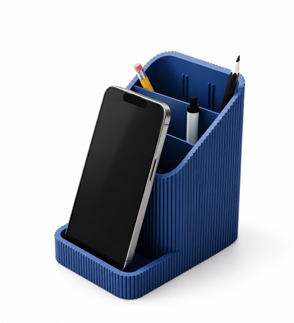 Schreibtisch-Organizer mit Handyhalter – Stiftehalter & Büro-Organizer