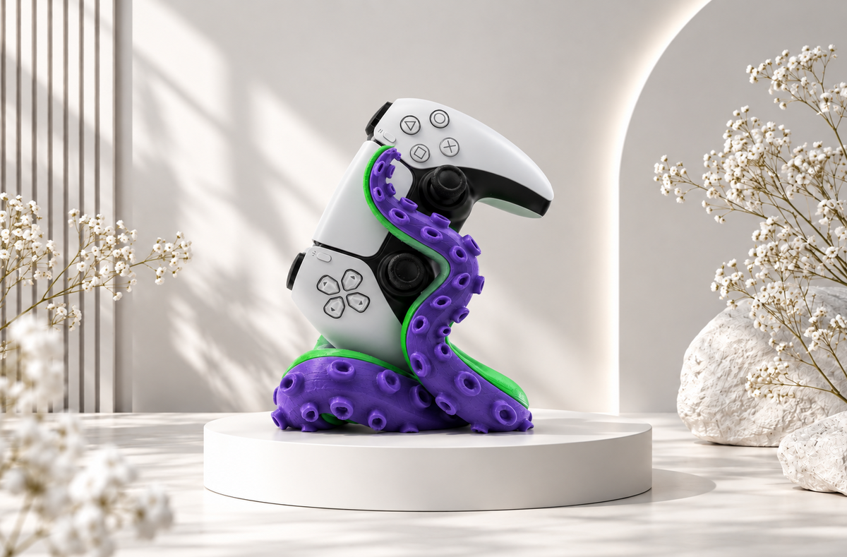 Gaming Controller Halter Tentakel – Controller Ständer fürs Gaming Setup