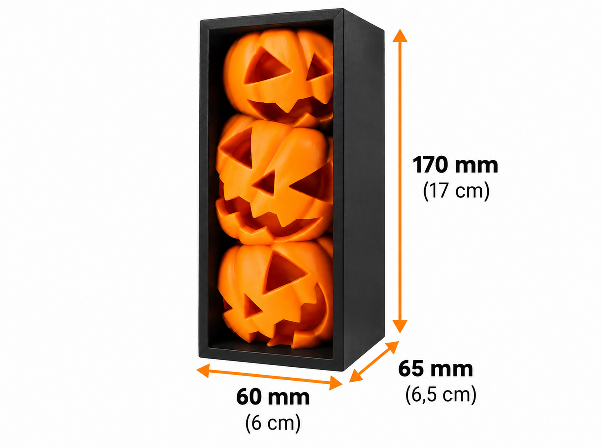Halloween Kürbis Buchstütze – Gruselige Deko fürs Bücherregal