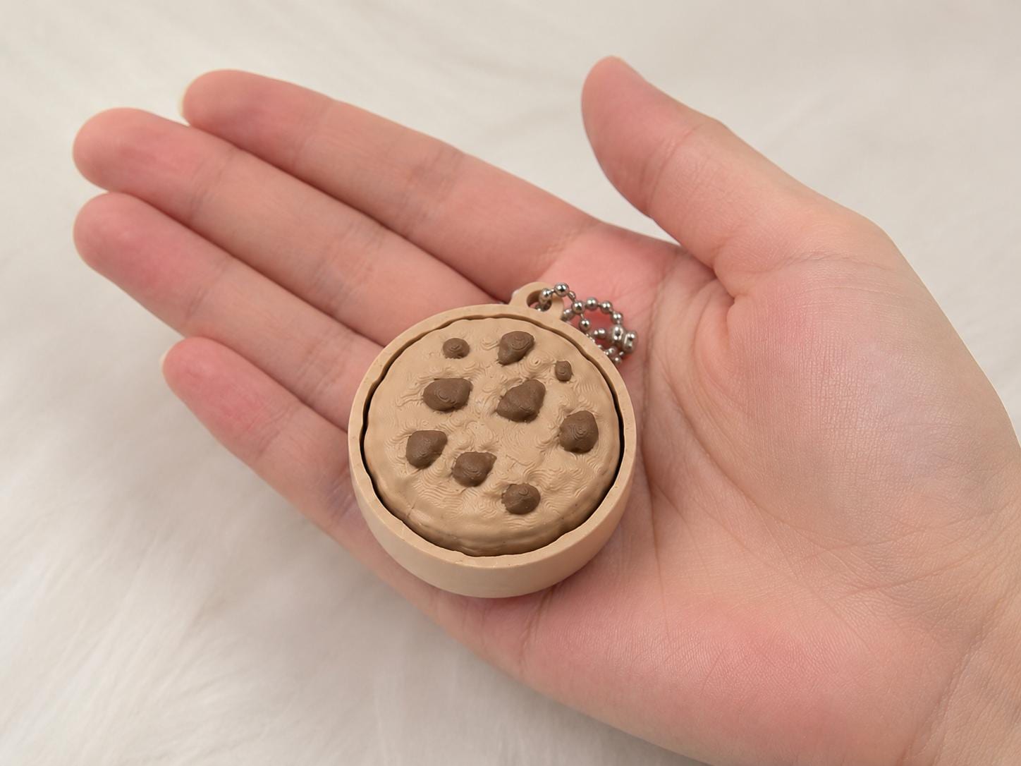 Cookie Clicker Keychain – Cookie Fidget Toy – Anti-Stress Toy